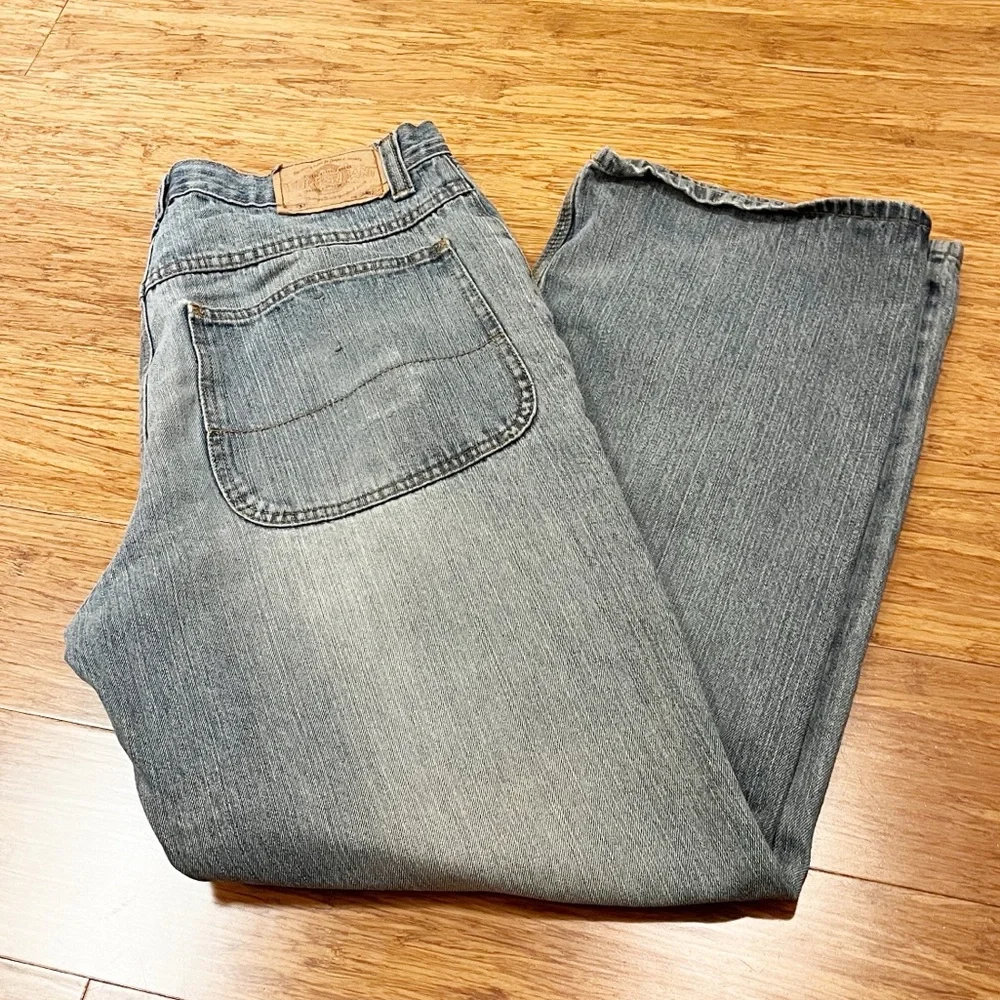 Steve & Barry's Light Wash Worker Pant Straight Leg Jeans. Size 32